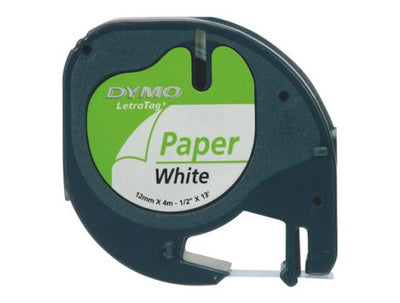 Dymo Plastic Tape 12Mm Letra Tag