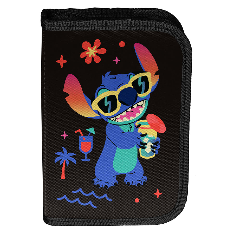 Disney stitch Pencil case 1 zip filled