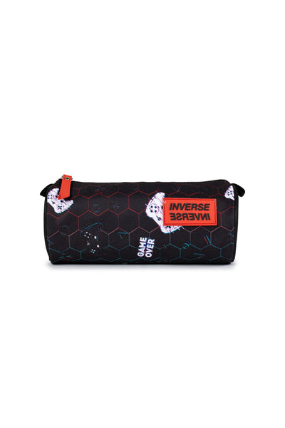 Game Over Inverse Round Pencil Case