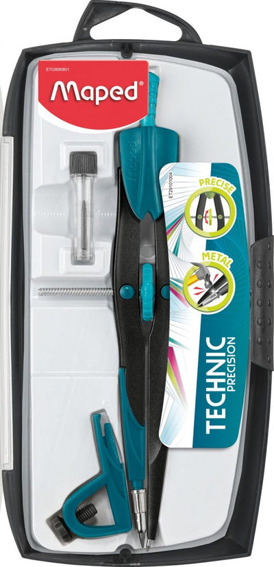 Maped Precision System Compass Case With 3 Pieces