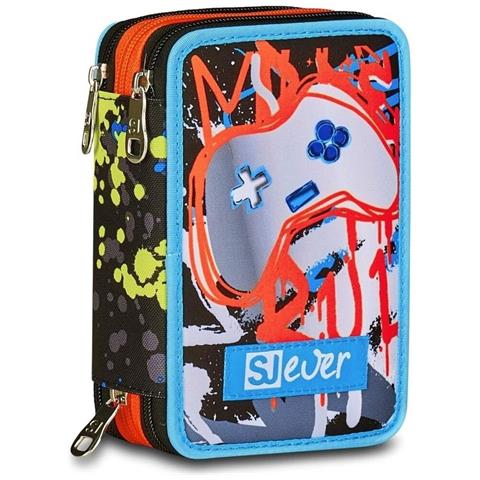 SEVEN SJ GANG EVER RULES BOY Filled 3 zip pencil case