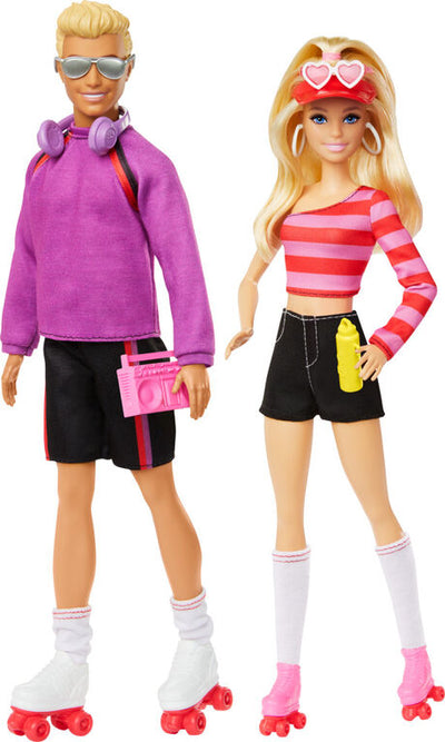 Barbie 65th Anniversary Barbie & Ken Fashionistas Roller-Skating 2-Pack