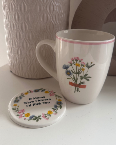 Mug & Coaster Set - If Mums Were Flowers id pick you