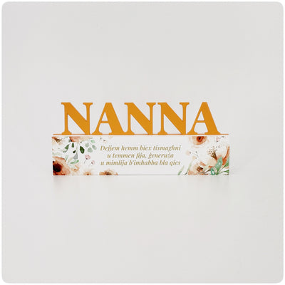 FLORAL CUTOUT Plague - NANNA
