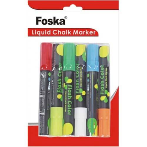 Chalk Liquid Marker Pkt x6 Pcs