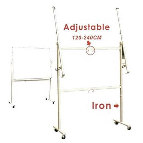 Whiteboard Frame on Wheels Adjastable