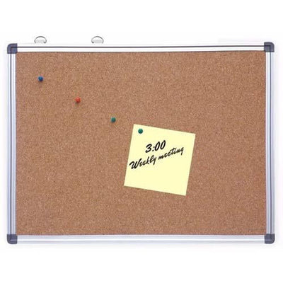 Cork Board Aluminium Frame 45x60cm