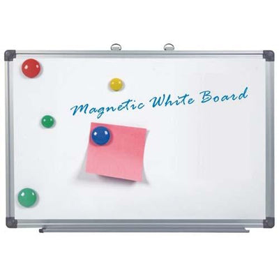 Whiteboard Magnetic Aluminium Frame 60x90cm
