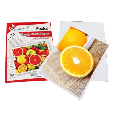 Photo Paper Glossy A4 230Gsm  x20 Sheets