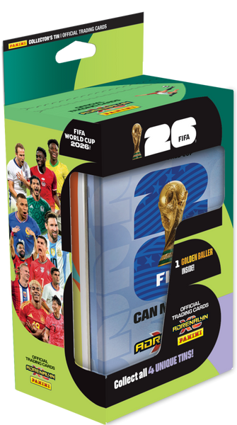 FIFA World Cup 2026 Adrenalyn XL x1 Classic Tin - collect all 4 unique tins