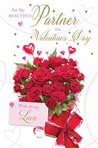 Valentine Card - For My Beautiful Partner