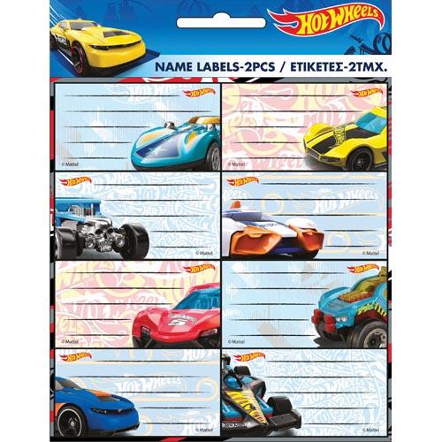 Hot Wheels Name Labels