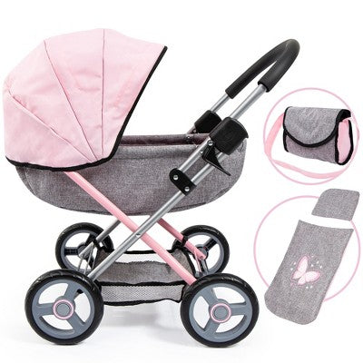 Bayer 4-in-1 Toy Baby Doll Pram Stroller Cosy Set
