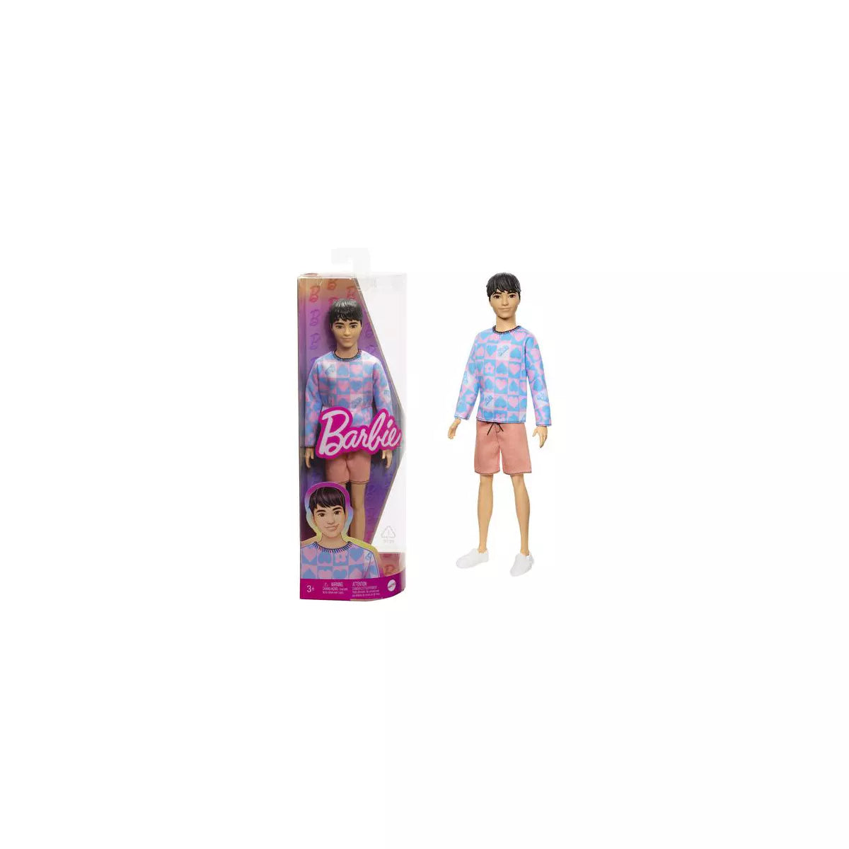 Barbie Ken Fashionista Doll With Slender Body