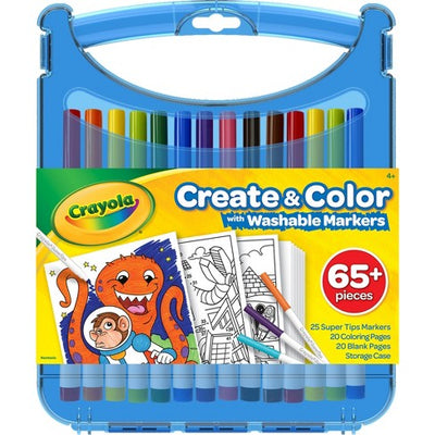 Crayola Create & Color Washable Markers X65Pcs