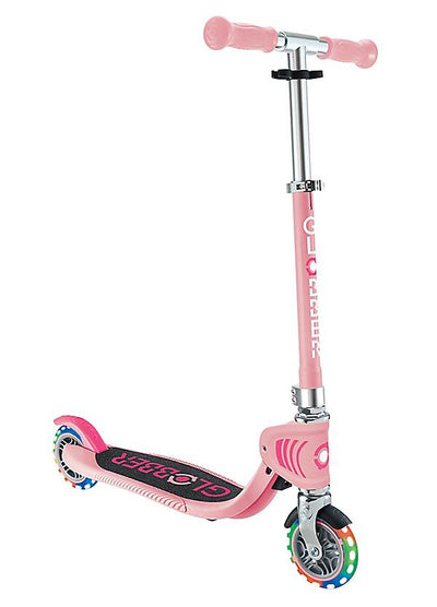 Globber Flow Element Lights Chrome Rose Scooter