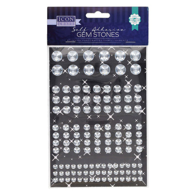 Self Adhesive Gem Stones - X 120 Pcs