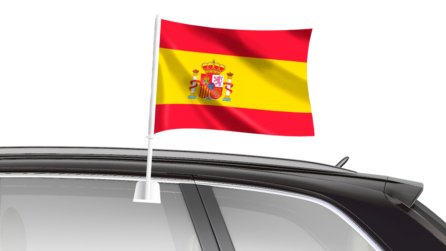 Car Flag 40 x 25cm - spain state