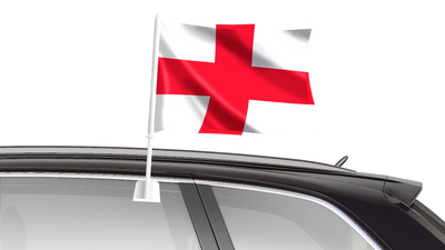 Car Flag 40 x 25cm -st. George cross