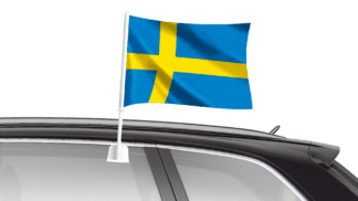 Car Flag 40 x 25cm - Sweden