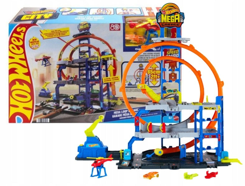 Hot Wheels City Mega Loop Garage Playset