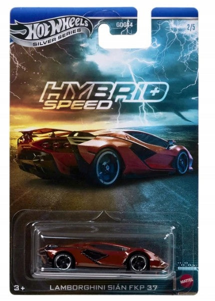 Hot Wheels Hybrid Speed Lamborghini Sian FKP 37 Silver Series