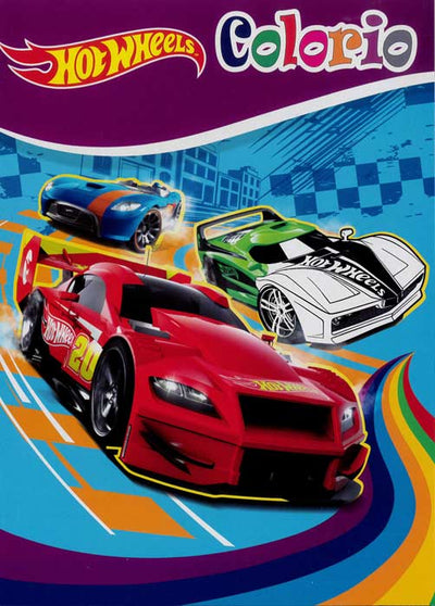 Hotwheels Coloring Book