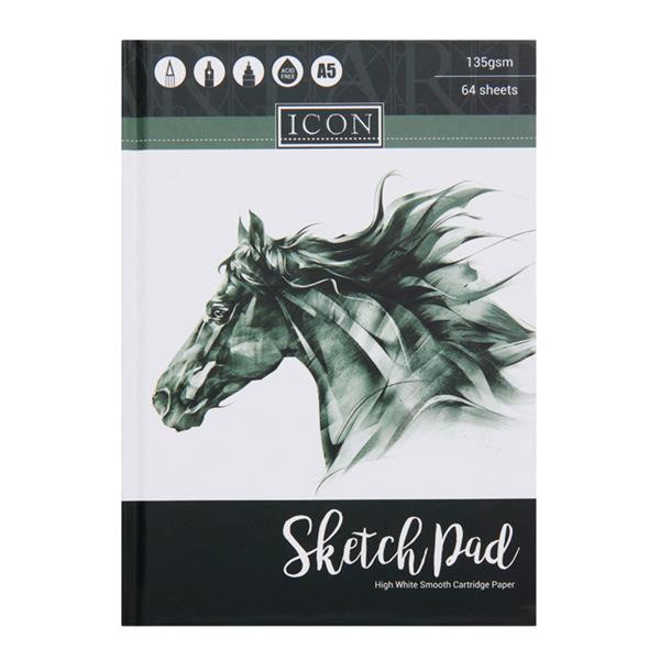 Sketh Pad A5 64 Sheets 135Gsm Hard Back