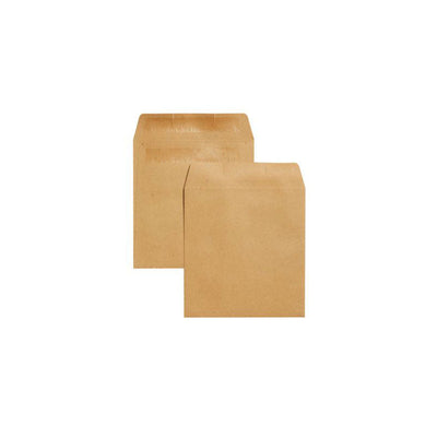 Wage Envelopes Brown 10X10Cm - X50Pcs