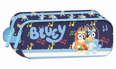 Bluey Dreams Pencil Case - 2 zip pencil case