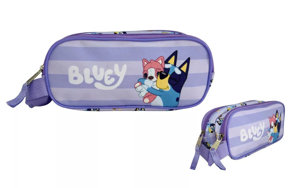 Bluey Puppy Pencil Case - 2 zip pencil case