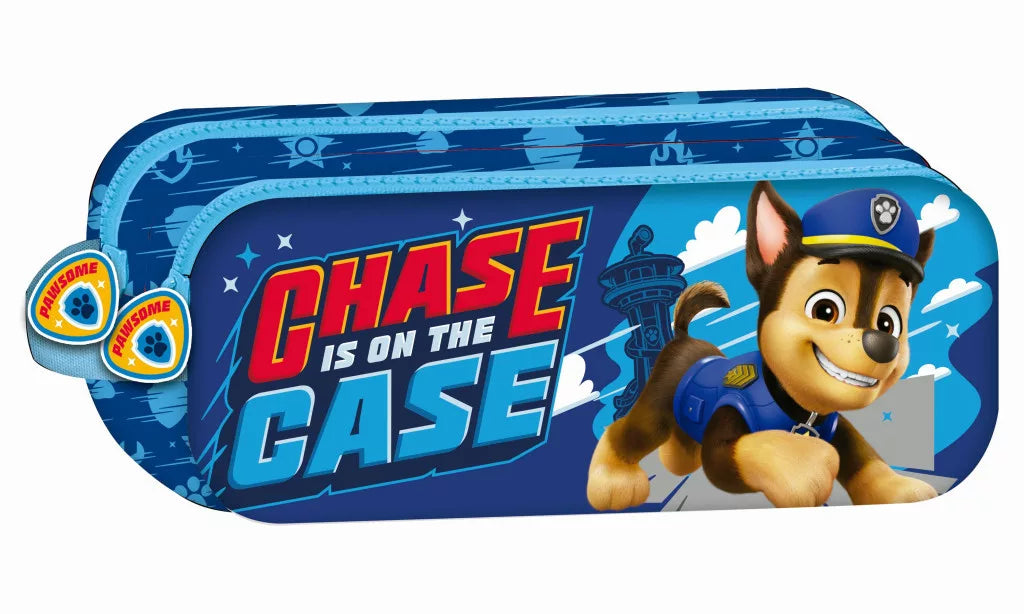 Paw Patrol Chase 2-Compartment Pencil Case