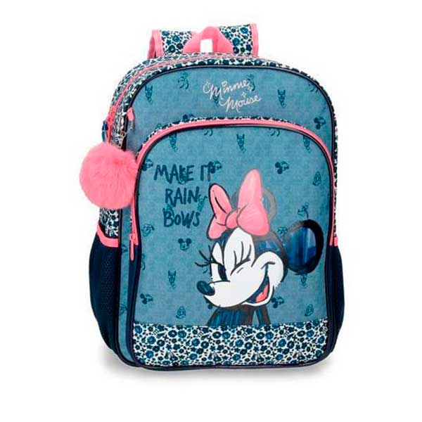 Backpack 2 Zip Minnie Mouse Rain Bows