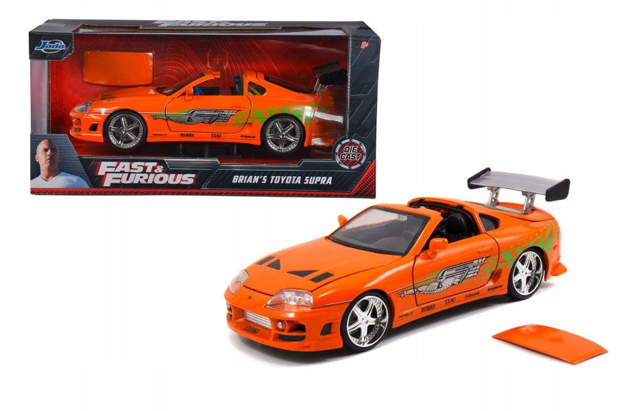 JadaToys Fast & Furious Brian's Toyota Supra 1:24 Die-Cast Model
