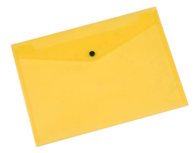 Button Folder A4 Yellow