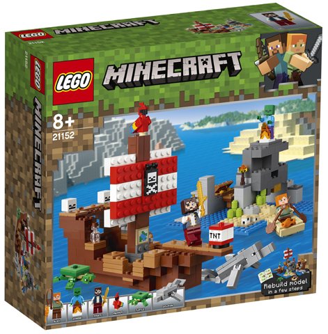 Lego Minecraft Pirate Galleon Adventure 21152