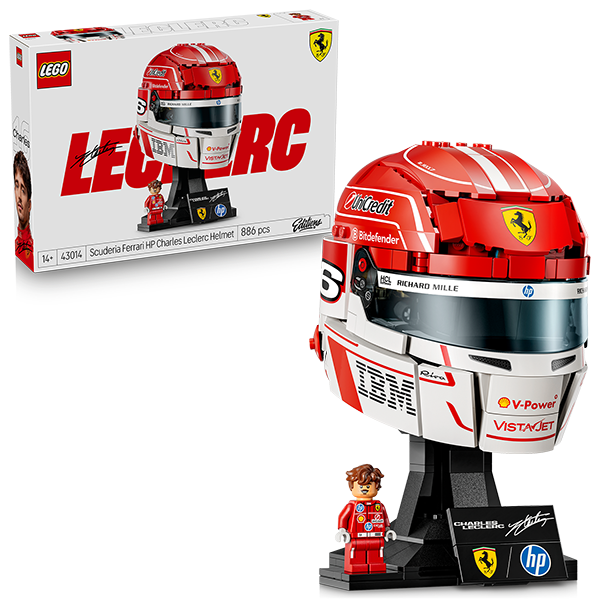 LEGO 43014 Scuderia Ferrari HP Charles Leclerc Helmet