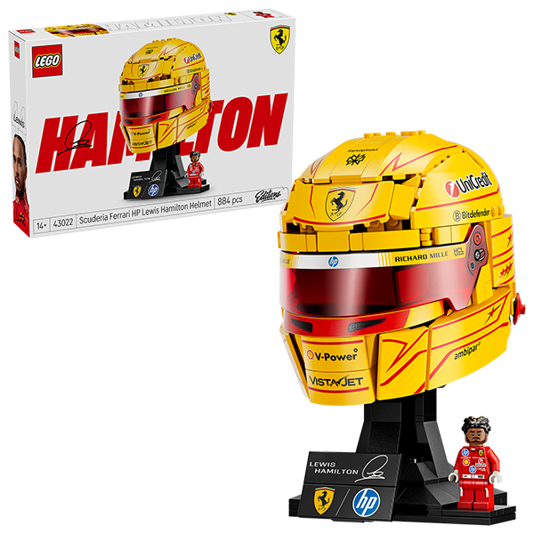 LEGO Scuderia Ferrari HP Lewis Hamilton Helmet - 43022