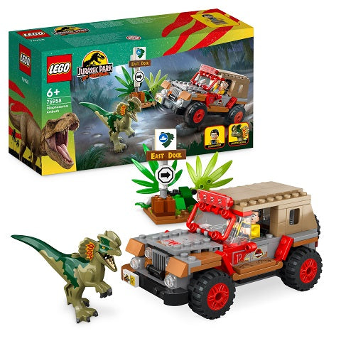 Lego Jurassic World Dilophosaurus Ambush - 76958