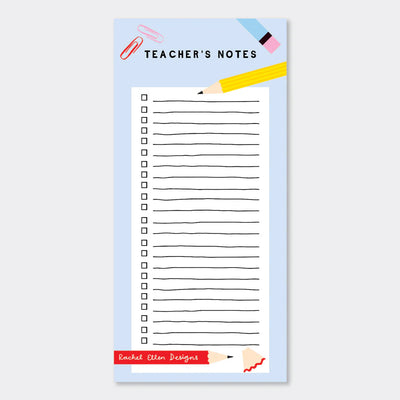 Teachers Notes List Pad