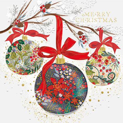 Handmade Christmas Card Box of 5 Luxury