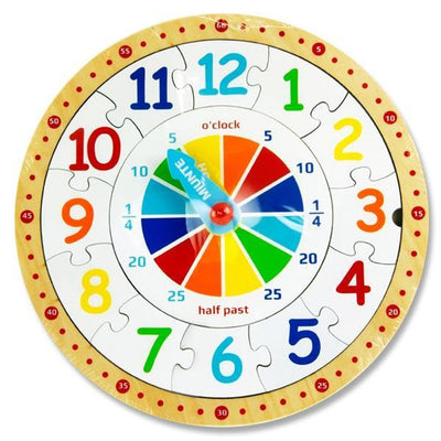 Little Hands Wooden Jigsaw Clock