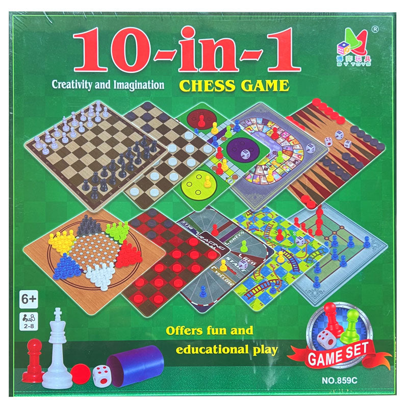 10-in-1 Chess Game Set
