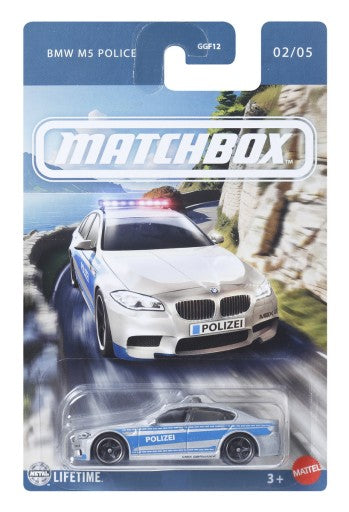 Matchbox BMW M5 Police Car, European Series 2025