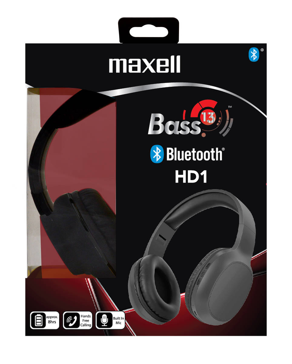 Maxell Bass 13 Bluetooth Hd1 - BLACK