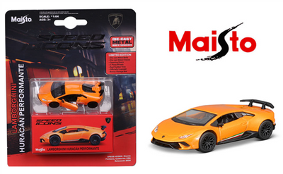 Maisto 1:64 Speed Icons Lamborghini Huracan Performante Diecast Model Car