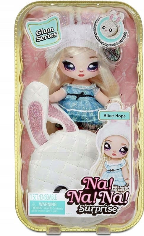Na!Na!Na! Surprise 2In1 Pom Purse Doll Glam Alice Hops
