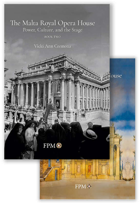 The Malta Royal Opera House 1 set of 2 books
