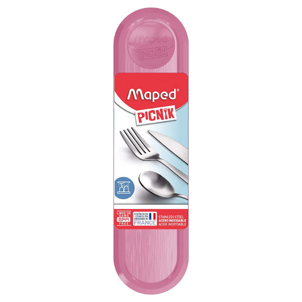 Cutlery Pink Box (Fork, Knife, Teaspoon)