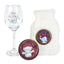 Hot Water Bottle coaster & Wine Glass